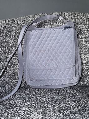Vera Bradley Quilted Microfiber Mailbag Crossbody
